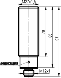 Габариты ISB AC71A-01G-9-LS27